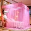 Flat Top Mosquito Net (4 Stand) - 4
