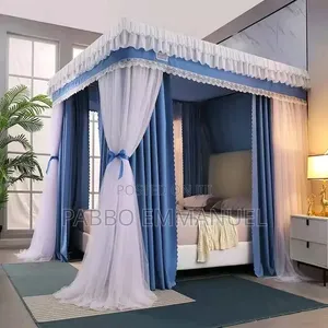 Diamond Mosquito Nets with Curtains