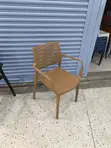 Static Outdoor Dining Plastic Chairs - 1