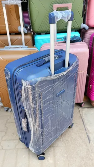 Future Rubber Suitcase - Blue