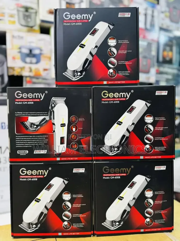 Geemy GM-6008 Rechargeable Hair Clipper - 1