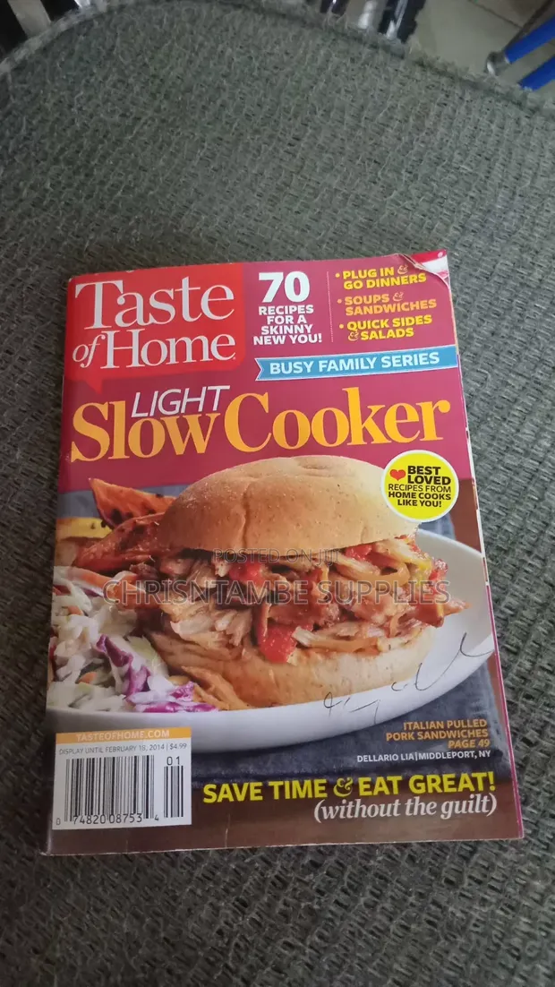 Taste of Home Light Slow Cooker Cookbook Magazine - 1