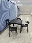 4 Seater Plastic Dining Table and Chairs - 2