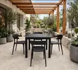 Elegance Dining Plastic Table and Chairs Set for Bars, Garden, Cafe - 2