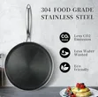 32cm Stainless Steel Honeycomb Frying Pan - 3