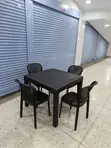 Brand New Dining Plastic Table and Chairs Set - 1