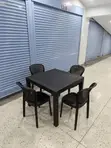 Brand New Dining Plastic Table and Chairs Set - 2