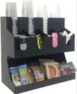 12 Compartment ABS Coffee Tea Organizer Station - 3