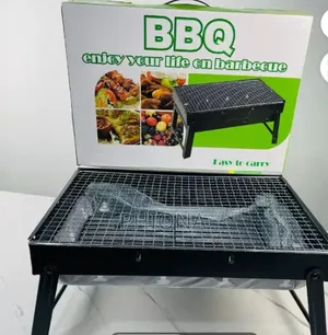 Portable Barbeque Grill with Charcoal Oven