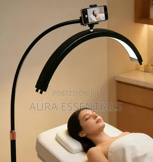 LED Half Moon Lamp with Stand and Remote