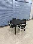 Brand New Plastic Dining Table and Chairs Set - 2
