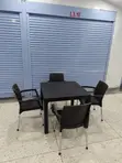 Patio Outdoor/Indoor Plastic Table and Chairs - 3