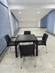 Patio Outdoor/Indoor Plastic Table and Chairs - 4