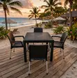 Brand New Plastic Dining Table and 4 Chairs - 1