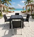 Brand New Plastic Dining Table and 4 Chairs - 2