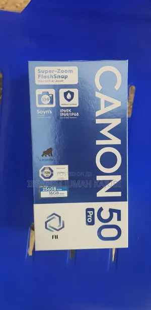 New Tecno Camon 50 Pro 256GB Blue