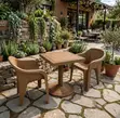 Coffee Corner Plastic Table and Chairs Set - 1