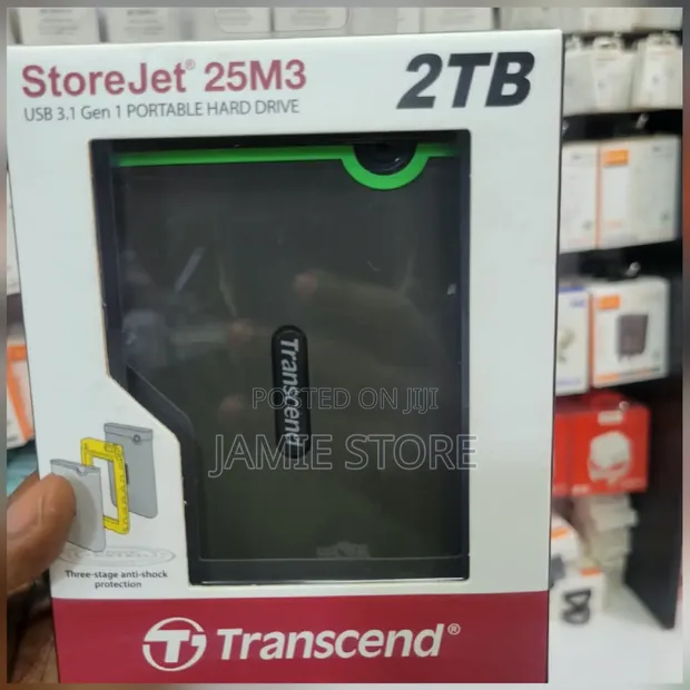 Transcend StoreJet 25M3 2TB External Hard Drive - 1
