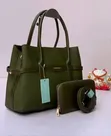 2pc Set Chrisbella Leather Handbag - 4