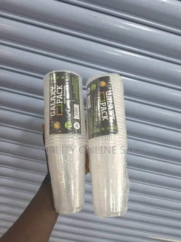 500ml Disposable Glasses (500pcs) - 1