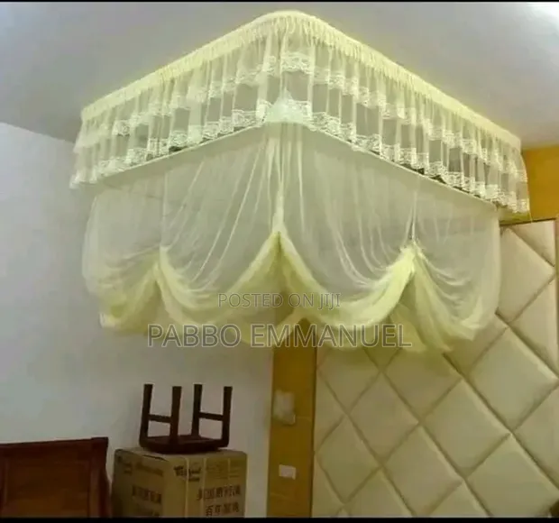 Adjustable Rail Wall Mountable Mosquito Net - 1