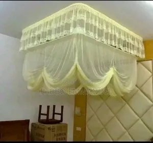 Adjustable Rail Wall Mountable Mosquito Net