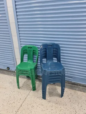 1pc Outdoor Plastic Chair - Blue