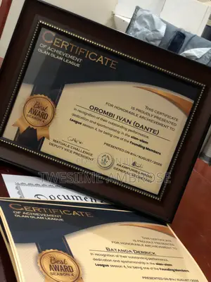 Framed Certificates Printing