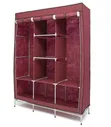 Triton Canvas Metallic Frame Wardrobe - 2