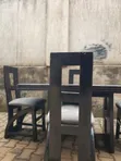4-Seater Wooden Dining Table and Chairs Set - 3