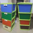 4-Tier Kids Storage Wardrobe - Violet - 3