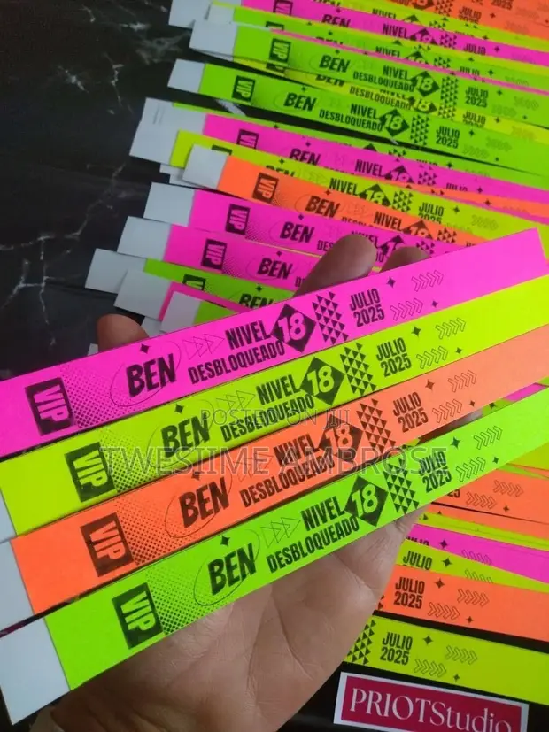 Wrist Ticket Printing Services - 1