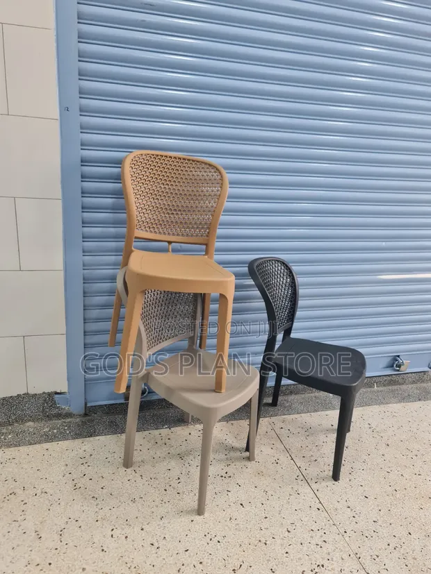 Instock Diamond Backed Plastic Chairs - 1