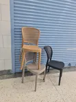 Instock Diamond Backed Plastic Chairs - 1