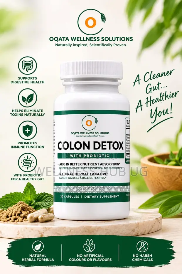 Colon Detox Capsules - Natural Gut Cleanse - 1