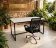 Foldable Office Table with Chair - 1