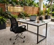 Foldable Office Table with Chair - 2