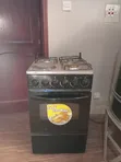 4-Burner Gas Cooker - Black Stainless Steel - 2