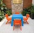 Kids Plastic Chairs and Table Set - 1