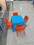 Kids Plastic Chairs and Table Set - 2