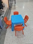 Kids Plastic Chairs and Table Set - 3