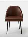 Modern Leather Dining Chair - Brand New - 1