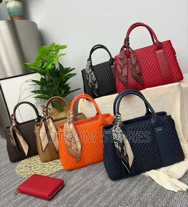 2pc Chrisbella Elegant Top Handle Tote Bag - 1