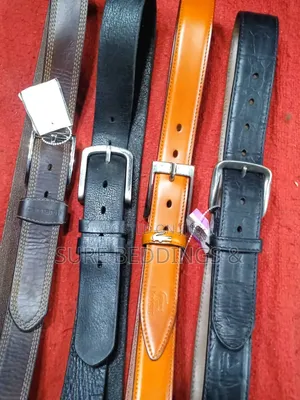 Fashionista Men's Leather Belts (Set of 4)