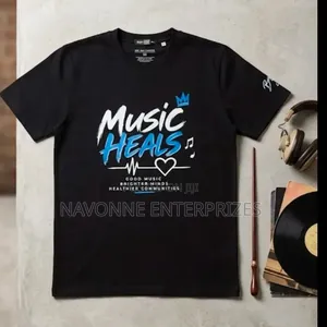 Music Heals Graphic T-Shirt - High Quality Cotton