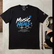 Music Heals Graphic T-Shirt - High Quality Cotton - 1