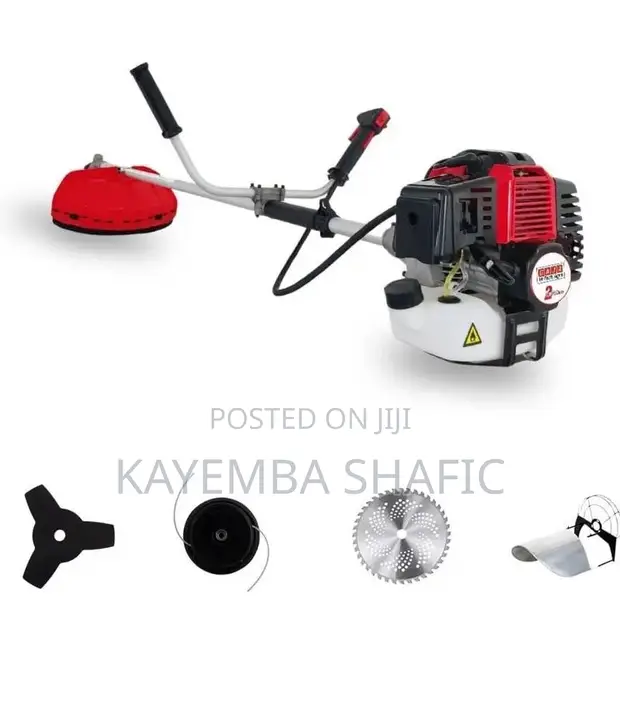 Heavy Duty Petrol 2-Stroke Brush Cutter Grass Trimmer - 1