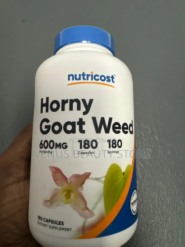 Nutricost Horny Goat Weed 600mg 180 Capsules - 1