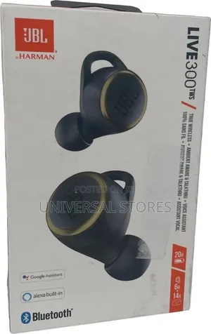 JBL Live 300TWS True Wireless In-Ear Headphones - Black