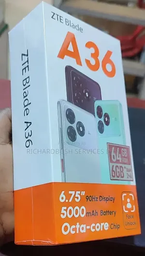 New ZTE Blade A36 64GB Black